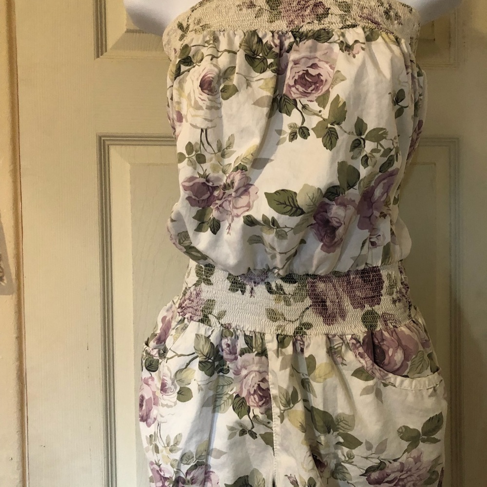 Floral Romper. Never worn.